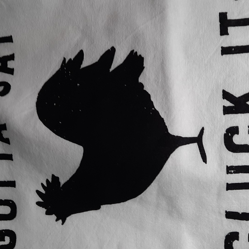 Sometimes You Just Gotta Say Cluck It Cotton Kitchen Dish Hand Towel Chicken NWT - Picture 5 of 5